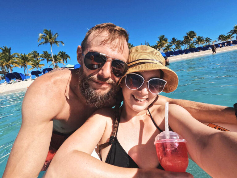 Man and Woman on a beach