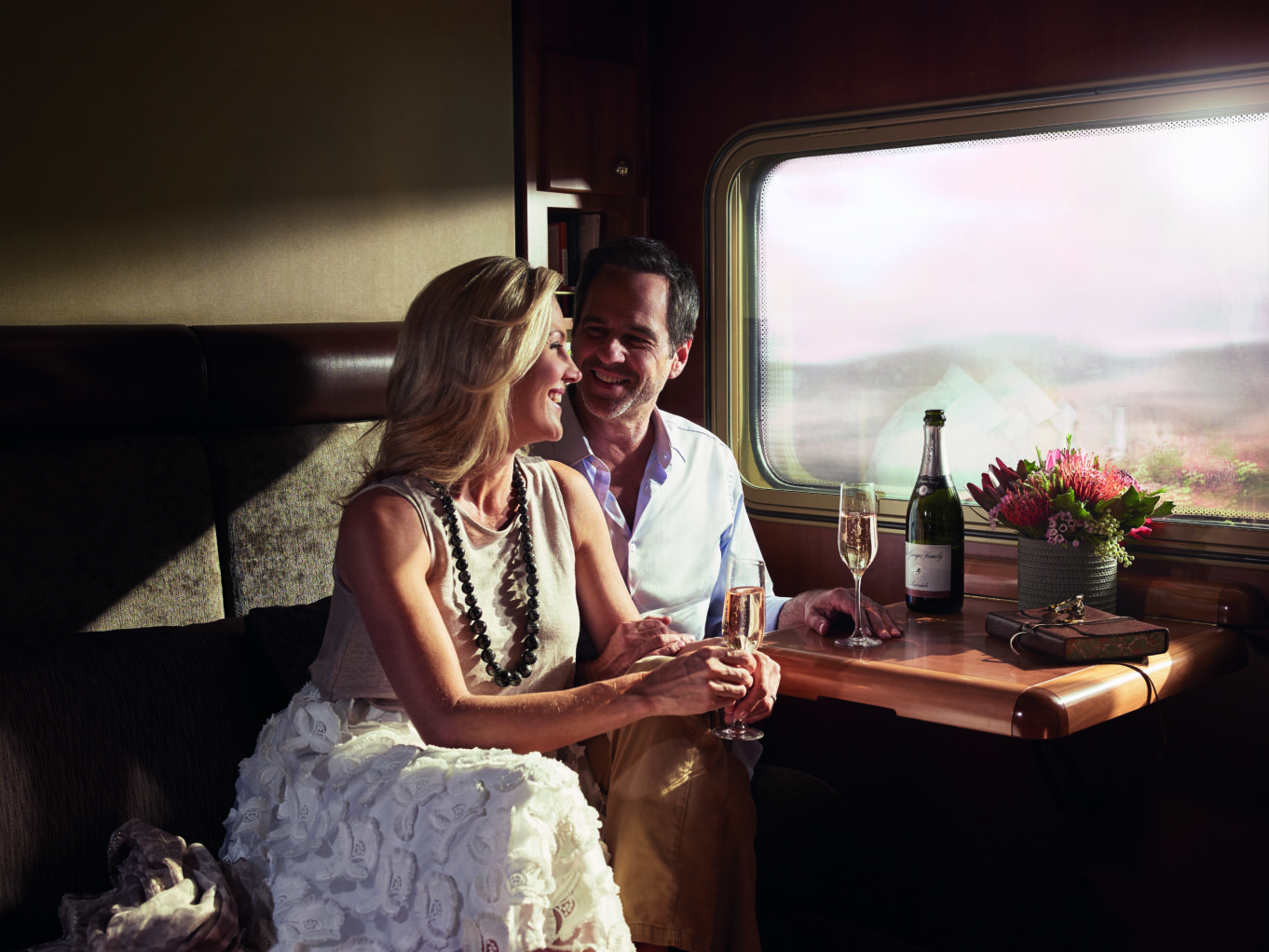 The rail and cruise holiday includes four nights on the Indian Pacific. 