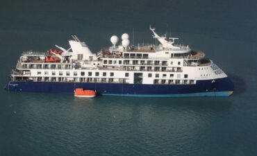 Ocean Explorer has run aground in Greenland.