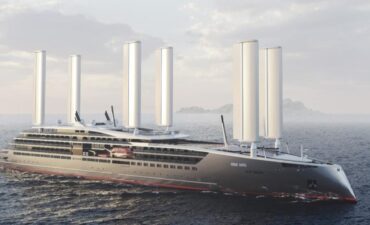 Ponant's carbon neutral concept ship.