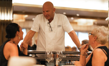 Matt Moran onboard Queen Elizabeth