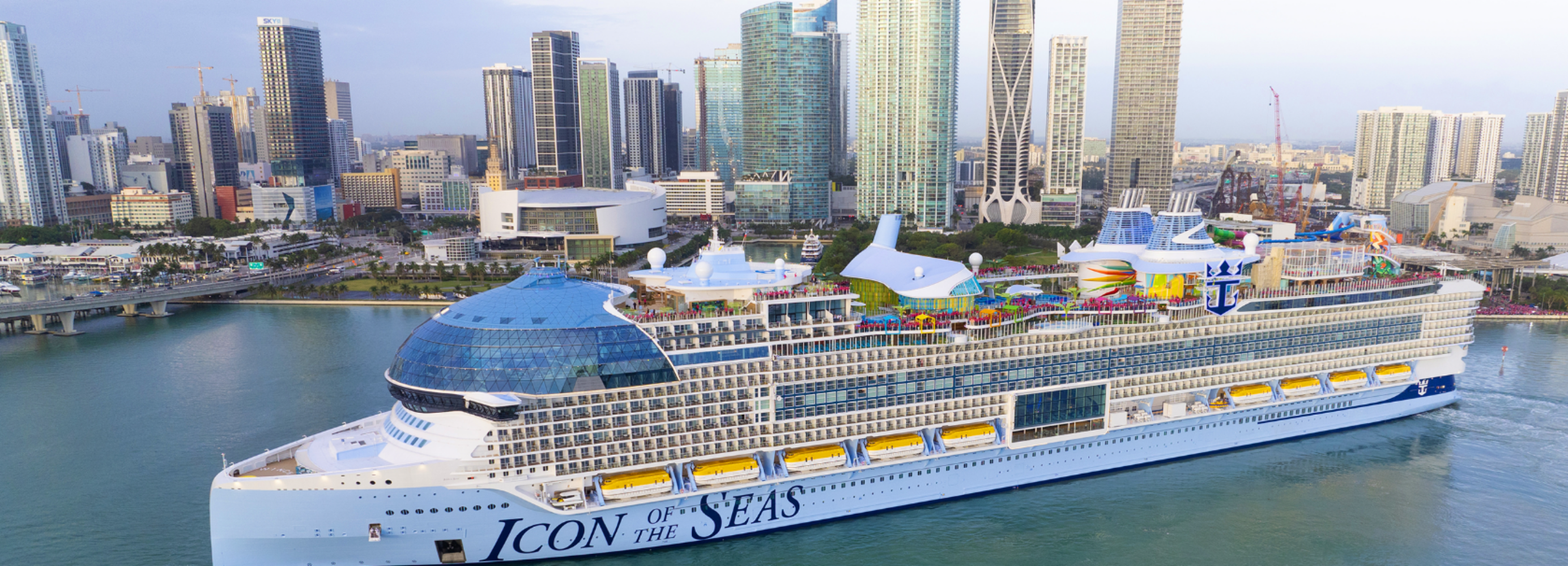 Royal Caribbean's Icon of the Seas sails into Miami