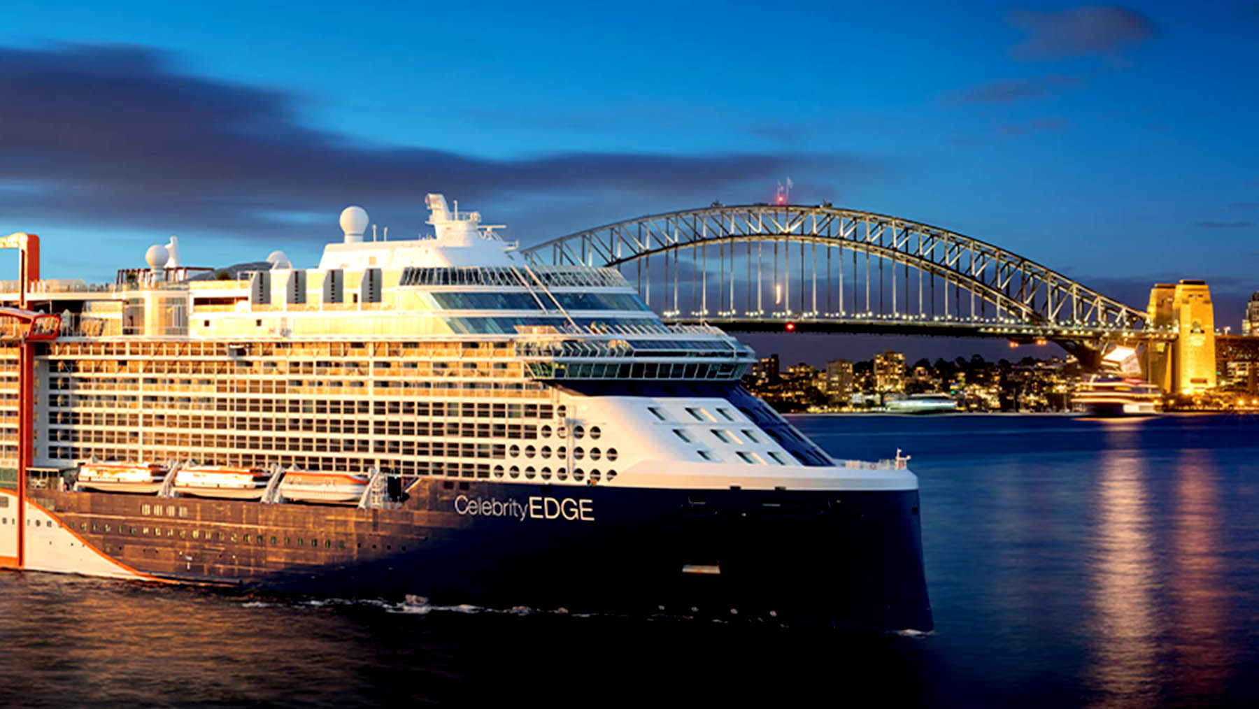 Celebrity Edge gets ready for a repositioning cruise from Australia to Hawaii. 