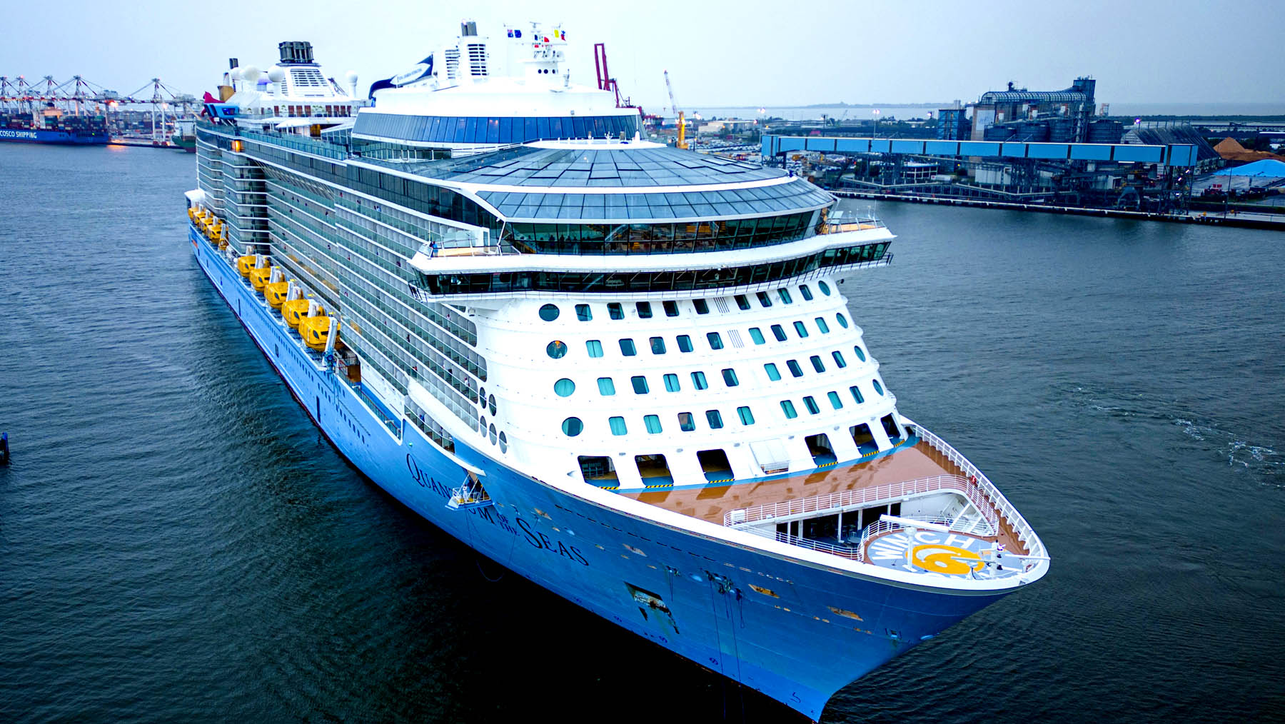 Quantum of the Seas sets for repositioning cruise from Australia