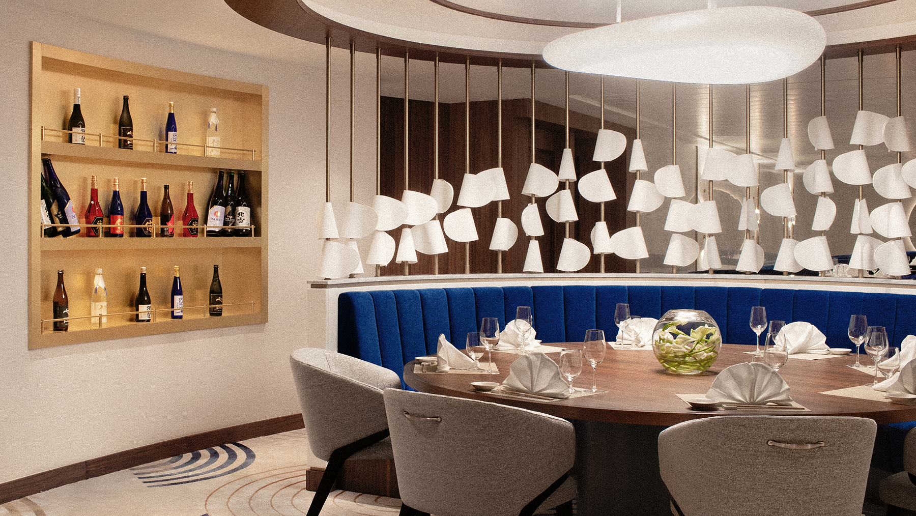 Dining venues on Crystal Cruises