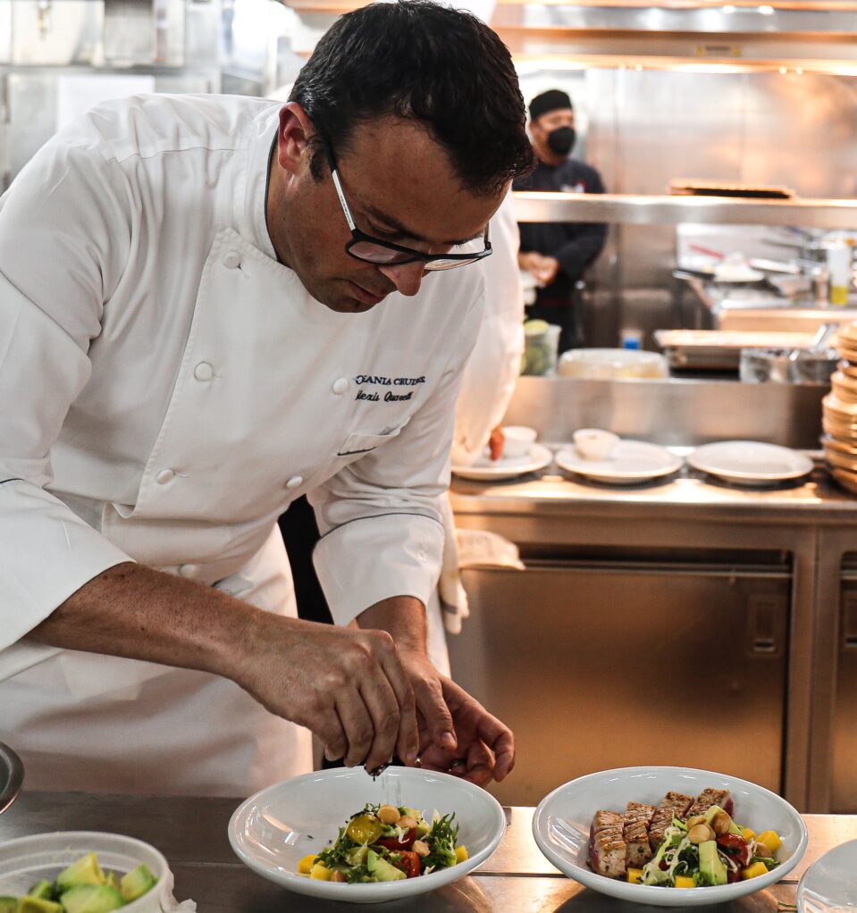 Chef Alex as one of Oceania's newly appointed executive culinary directors. 