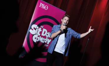 A comedian on the P&O Comedy Club
