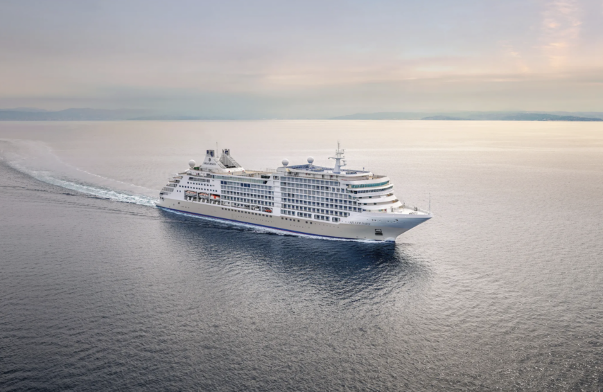 Silver Dawn on the ocean on a World Cruise in 2027