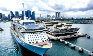 Royal Caribbean's Quantum of the Seas in Singapore as part of the line's Southeast Asia cruises.