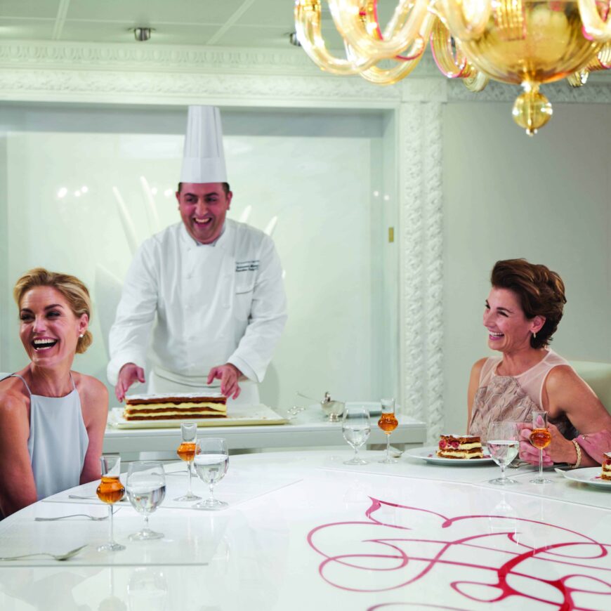 Dining at Oceania Cruises' specialty restaurant