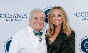 Chef Jacques Pépin with Giada De Laurentiis.