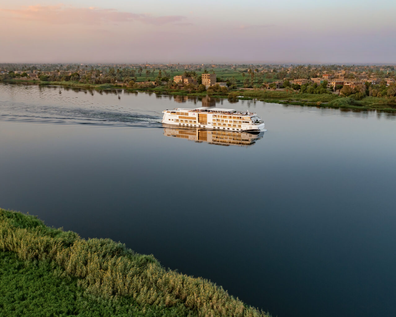 Float out of new ship Viking Sobek on the Nile