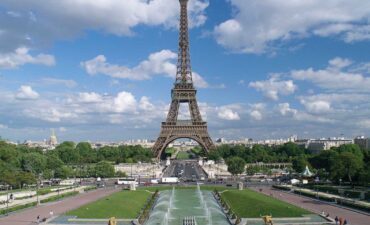 paris to prague river cruise itinerary: Paris's landmark Eiffel Tower
