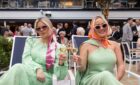 Two influencers with champagne new Queen Anne