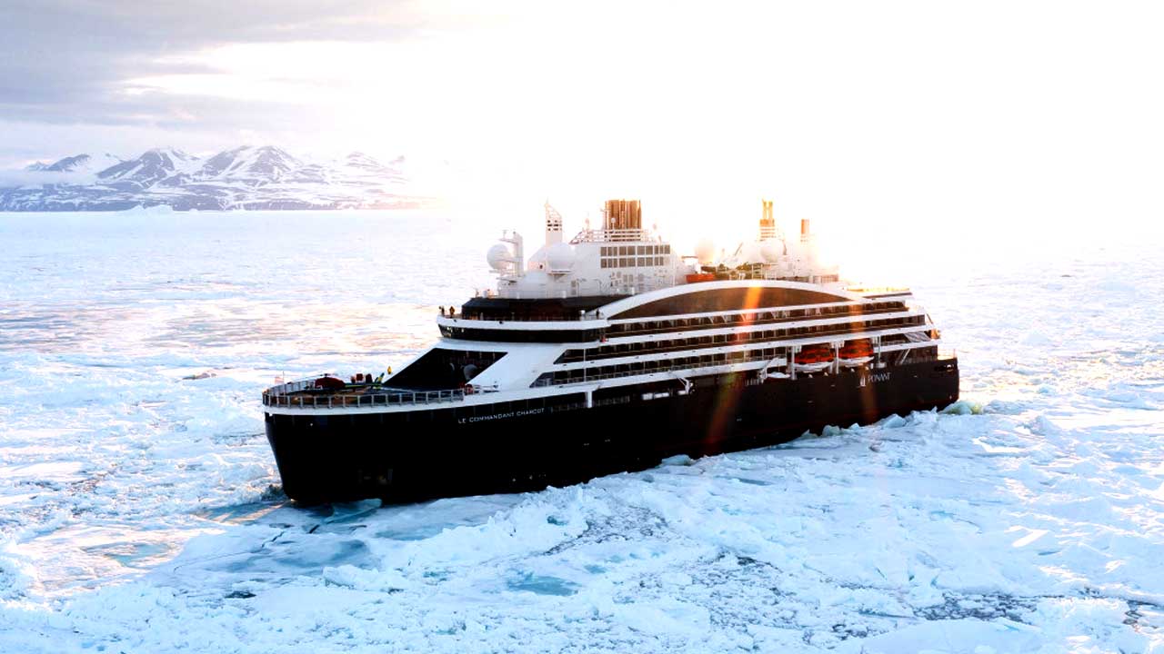 Ponant as a luxury line offering itineraries to world's most remote destinations.