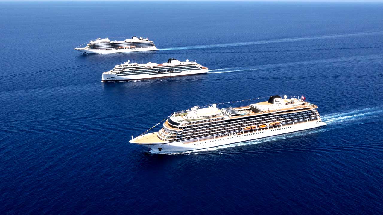 The Viking fleet of luxurious and state-of-the-art- ships.