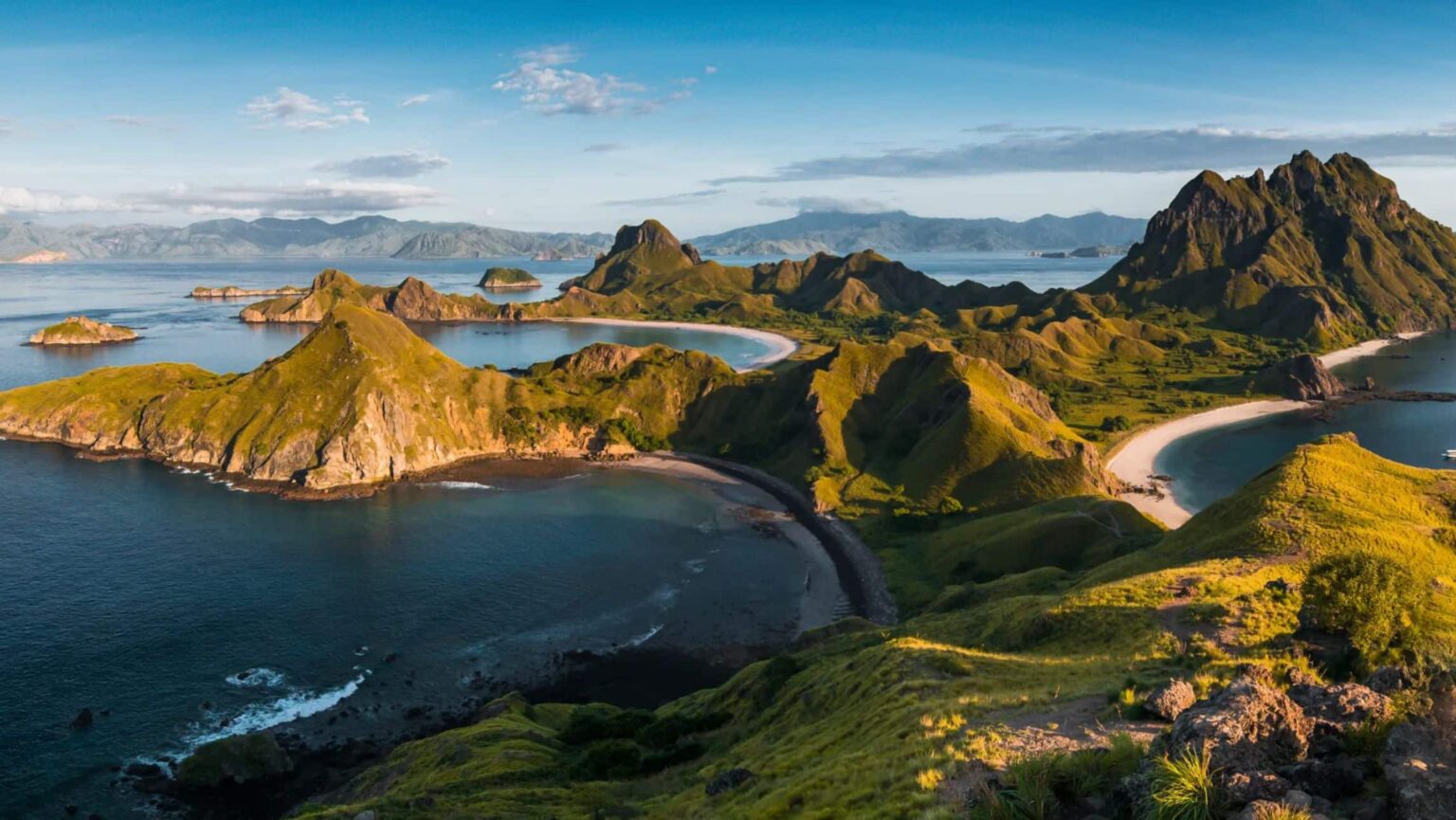 A landscape in Indonesia.