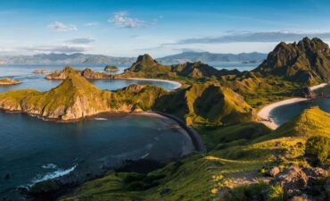 A landscape in Indonesia.