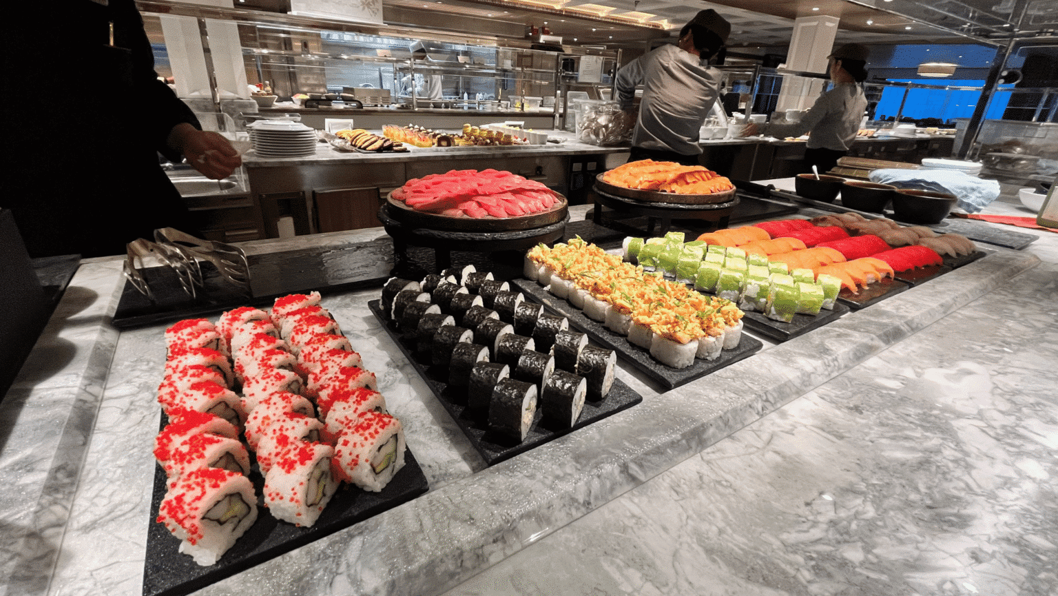 Oceania's new sushi offerings on their fleet