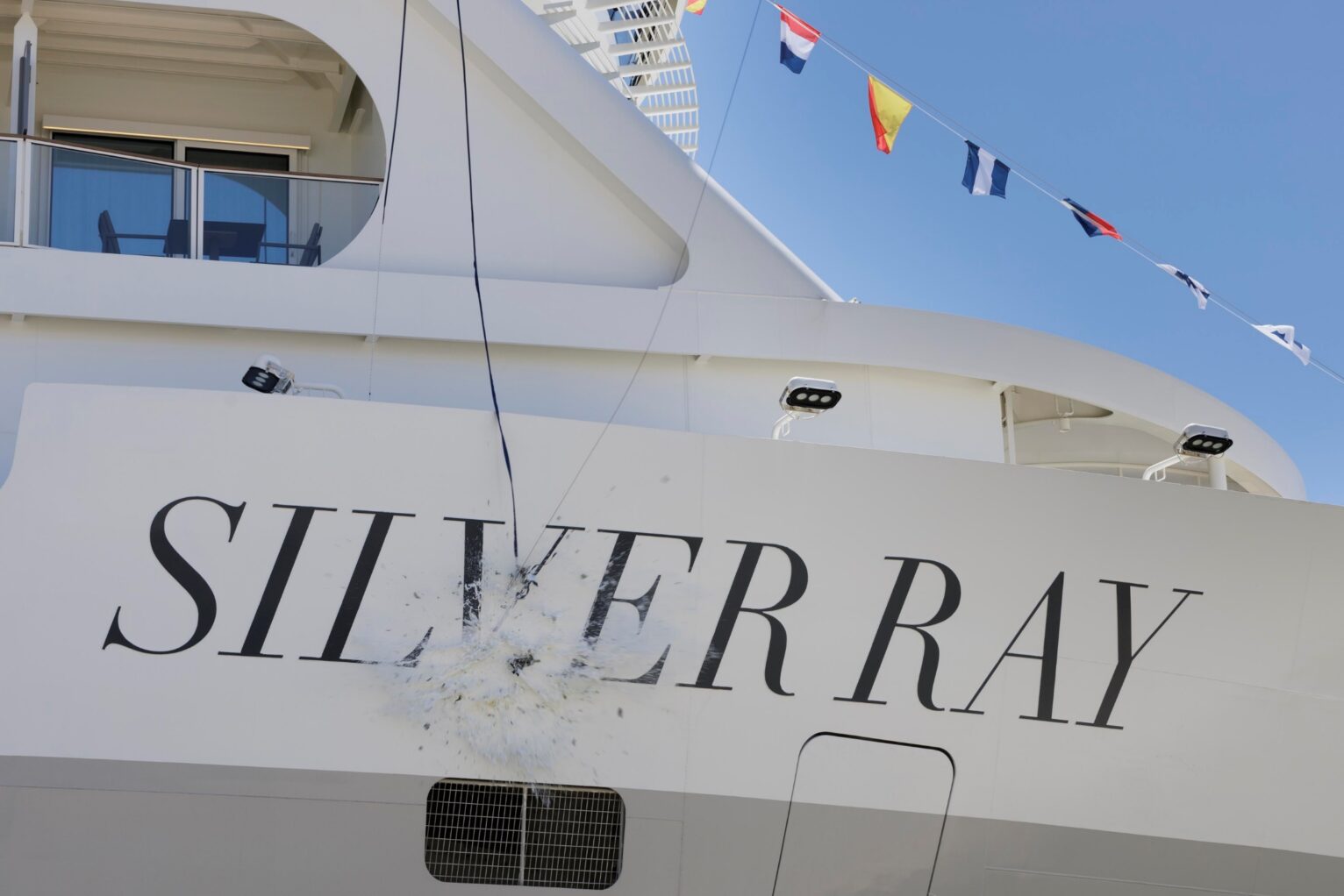 Naming ceremony of Silver Ray in Lisbon.