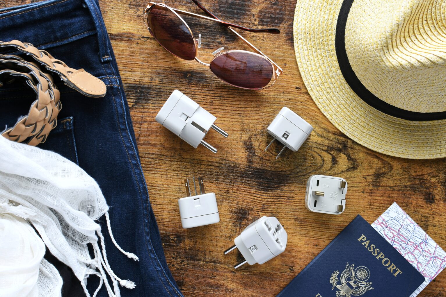 Power adaptors to pack on a river cruise