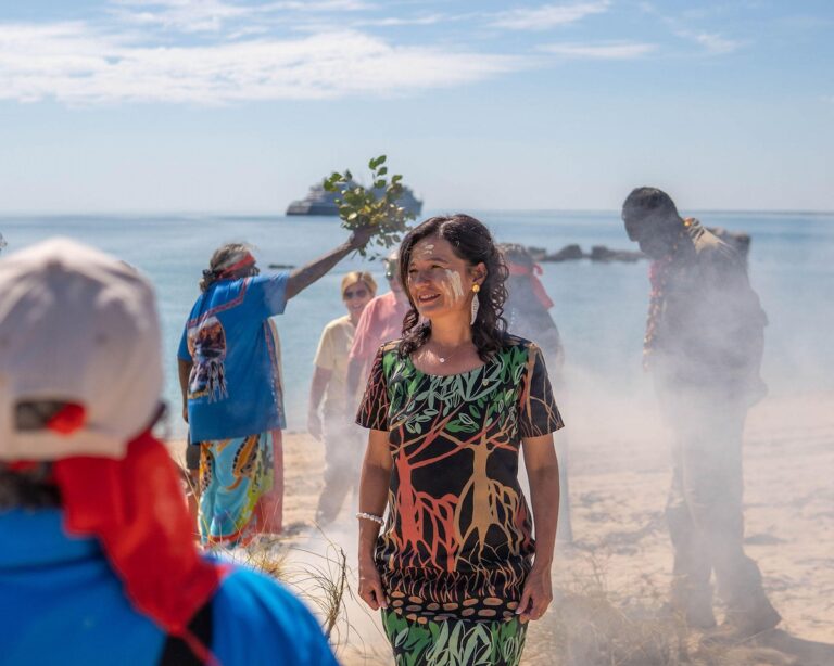 Historic first as Seabourn Pursuit has Indigenous godparents