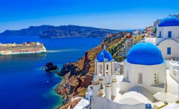 Cruise Ship in Greece