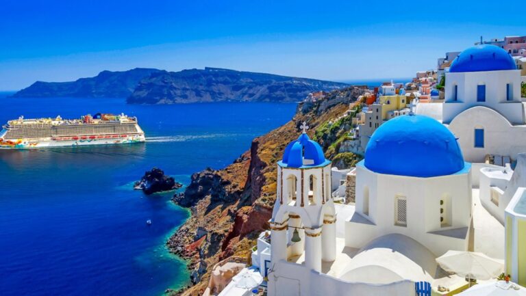 Cruise Ship in Greece