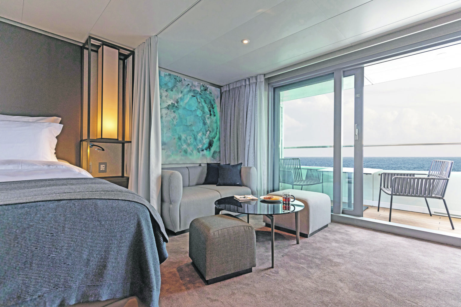 The Deluxe Verandah Suite at Scenic Eclipse