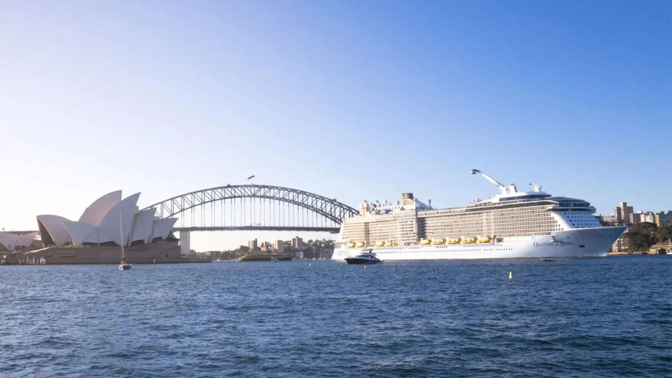 The Discovery Class of ships could fit under the Sydney Harbour Bridge