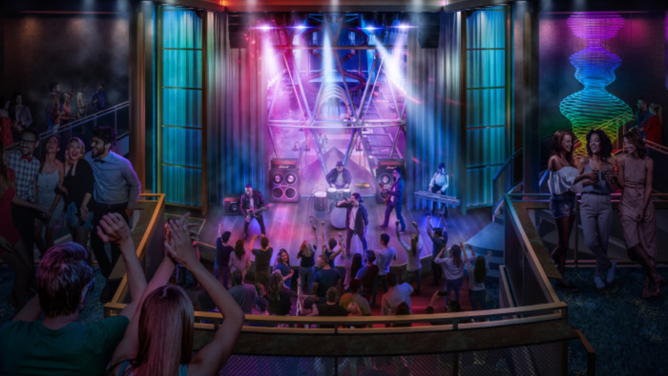 Utopia of the Seas rock band entertainment 