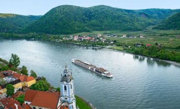 Viking River Voyages ship on the Danube