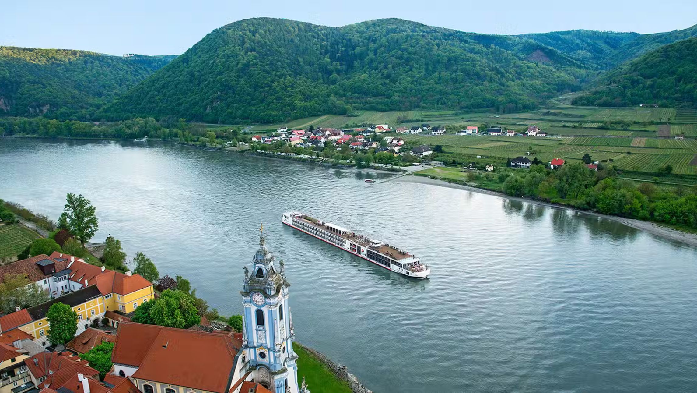 Viking River Voyages ship on the Danube