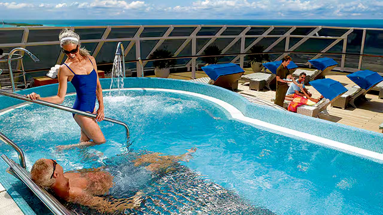 Ocean Cruises features high spa called the Aquamar Vitality Centre. 