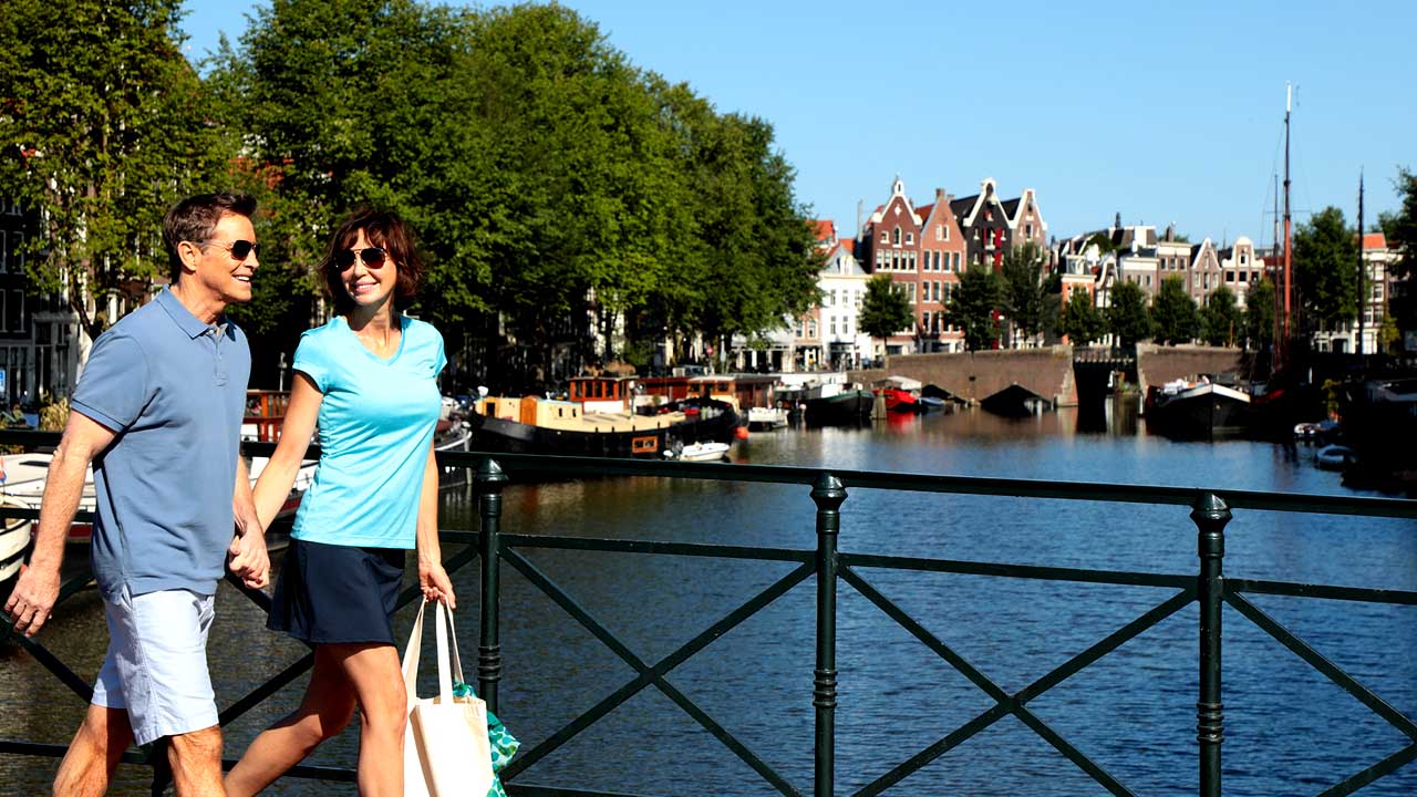 Amawaterways offer European river cruises for 2025 which include a walk tour in Amsterdam. 