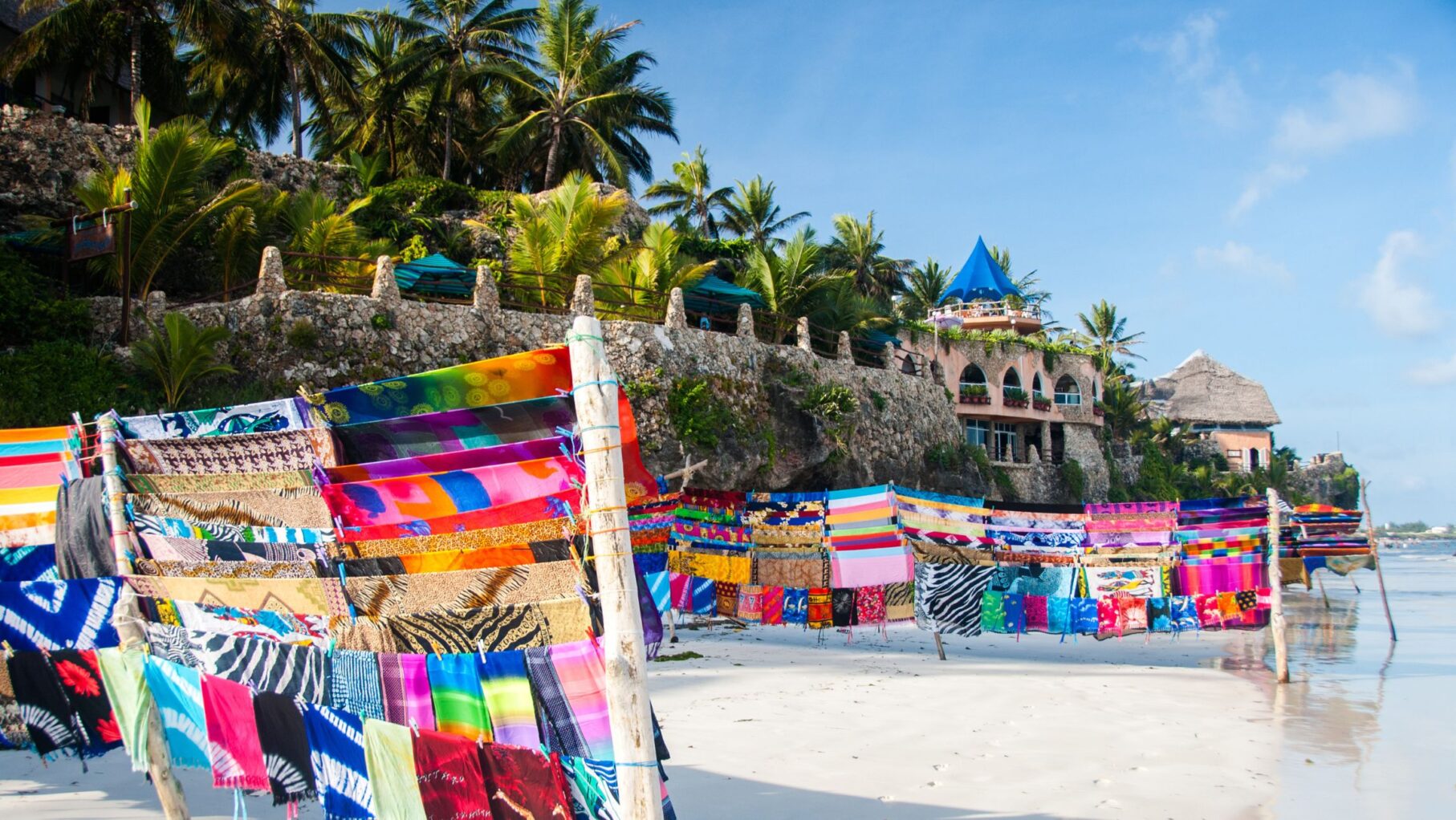 Mombasa's gorgeous markets on the beach 