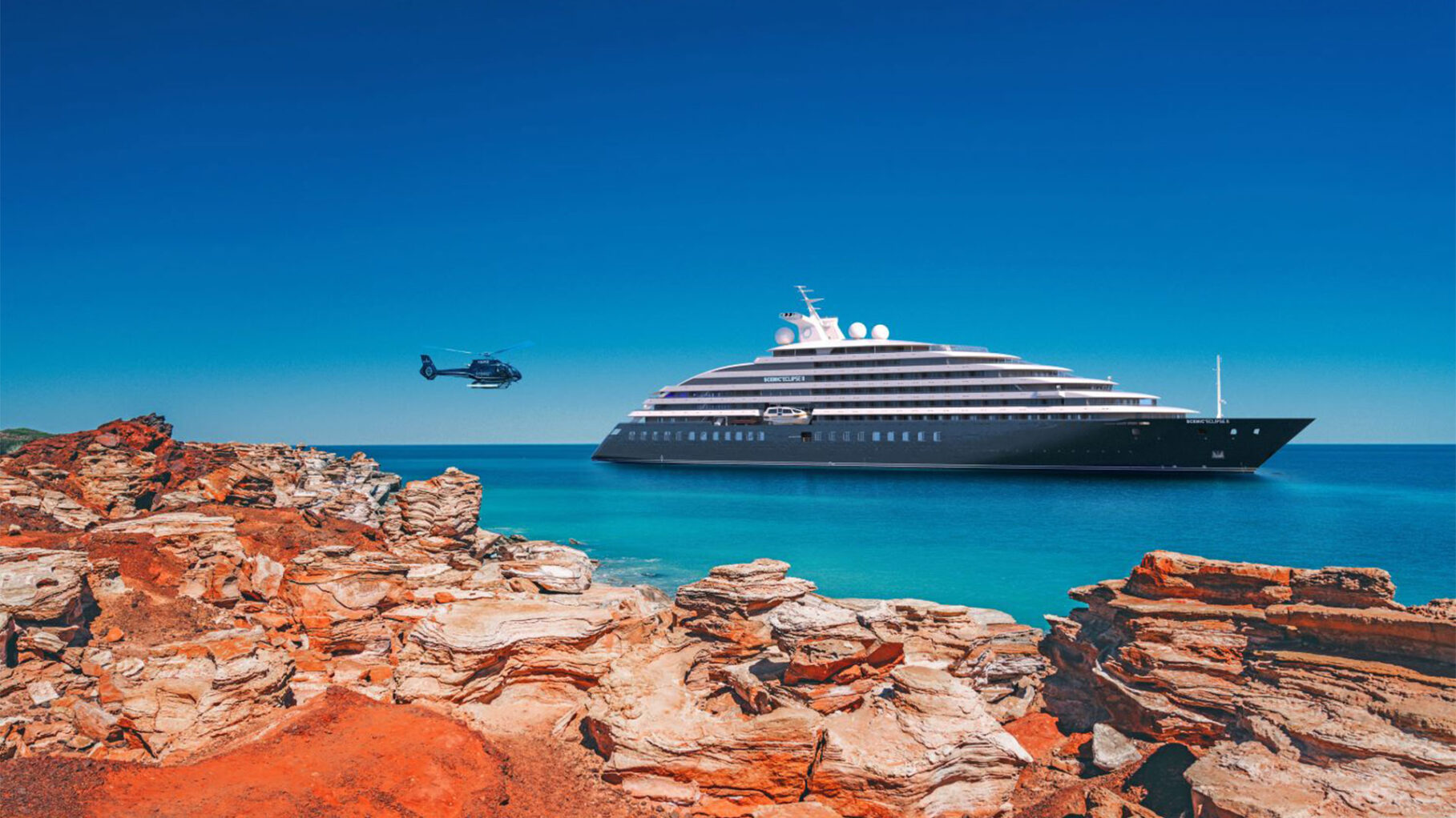 Scenic Eclipse in the Kimberley