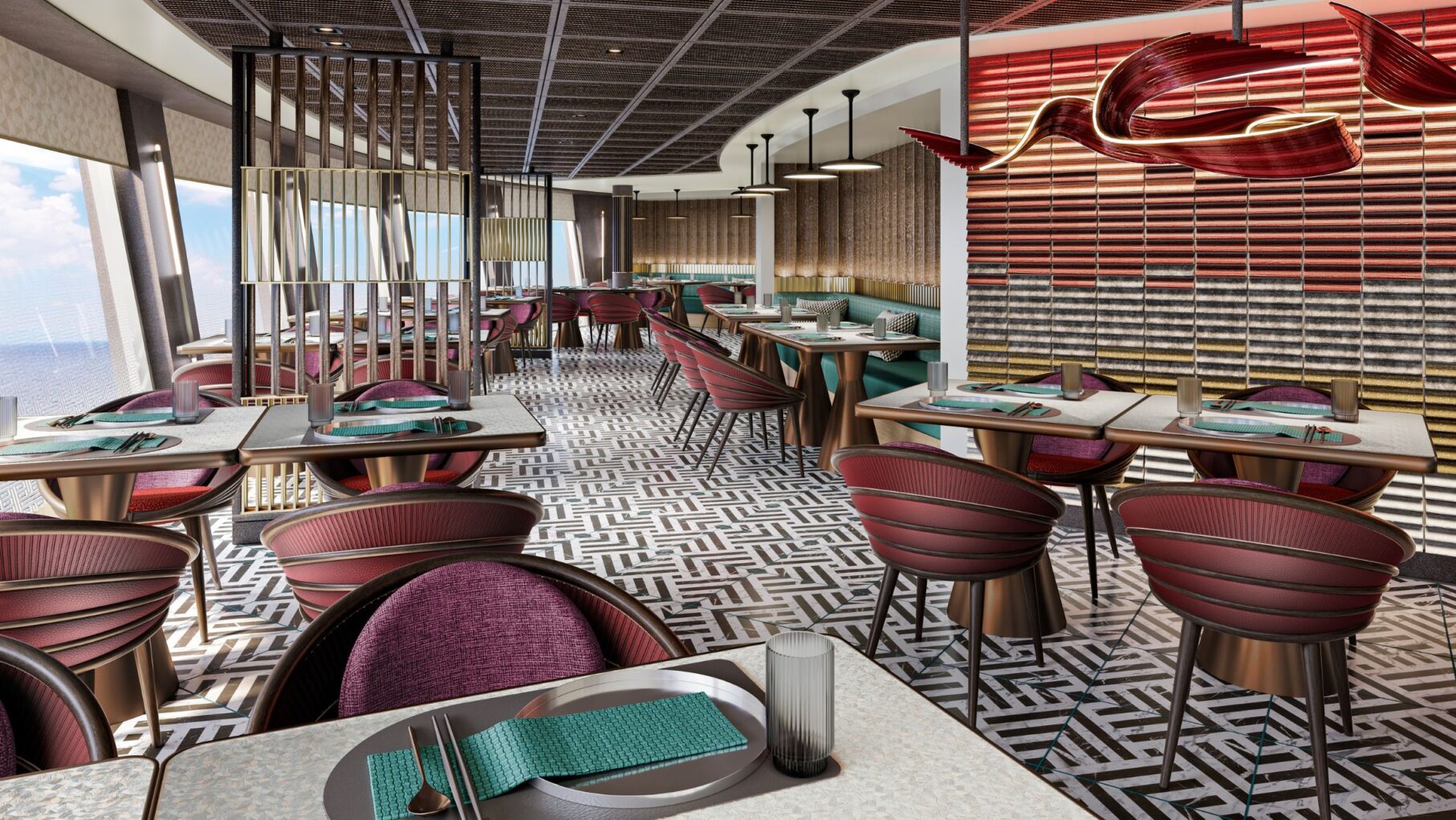 The Sukothai Restaurant rendering