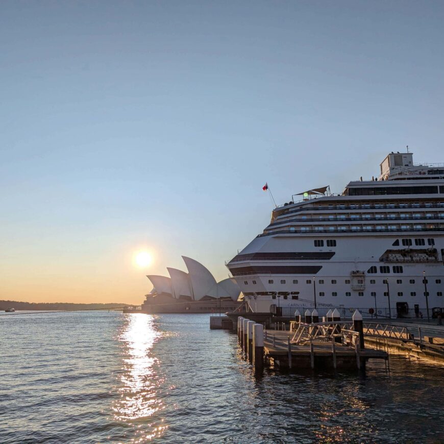 Carnival Splendor arriving in Sydney to help kick off the 2024/25 wave season