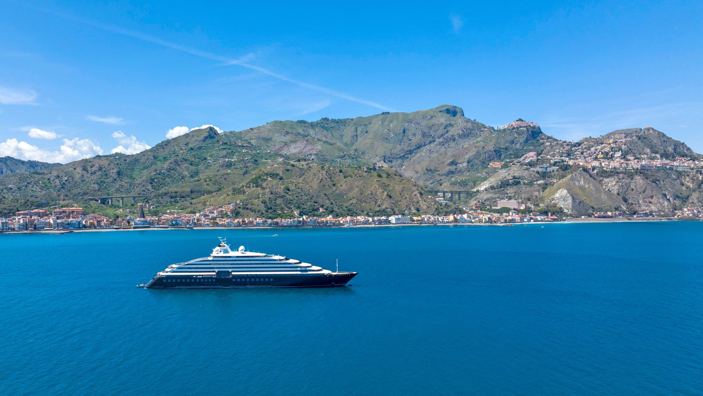 Scenic Eclipse sailing in the Medtierranean