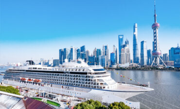 cruise ship on dock - china itinerary