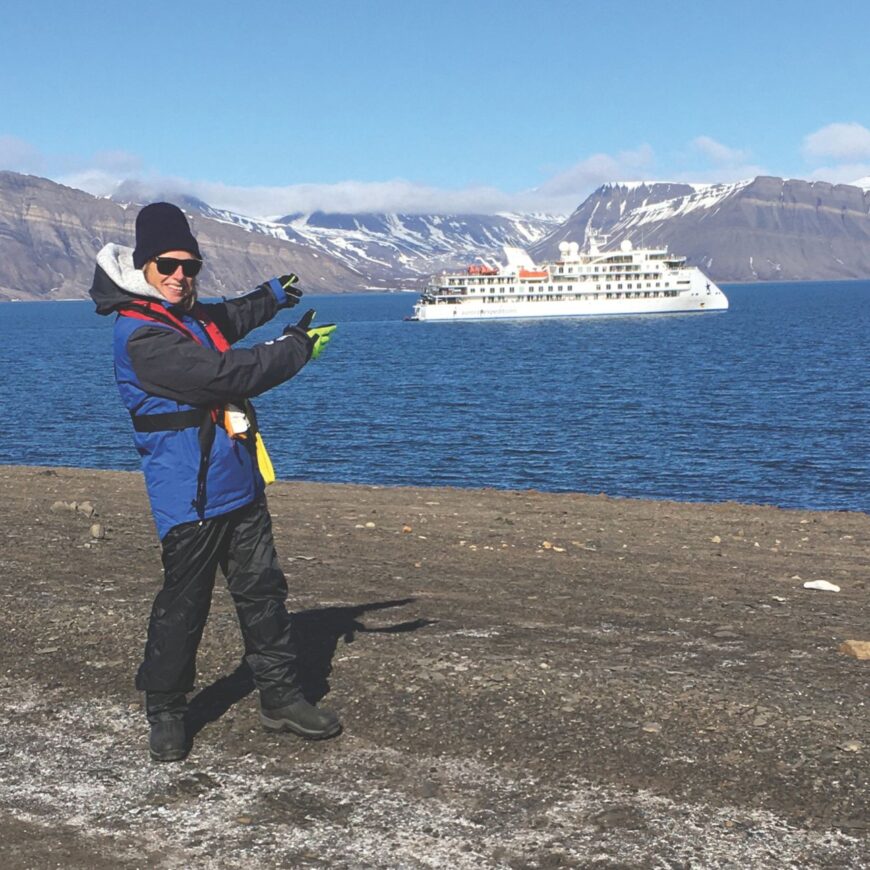 Jane Archer on her expedition cruise with Aurora Expeditions