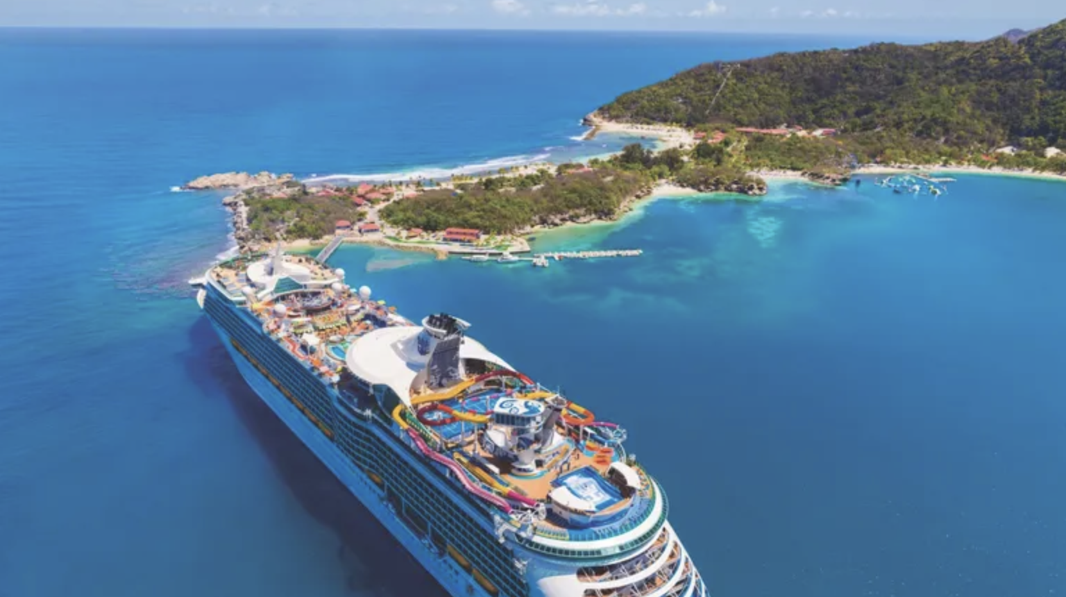 Labadee in Haiti with Royal Caribbean ship