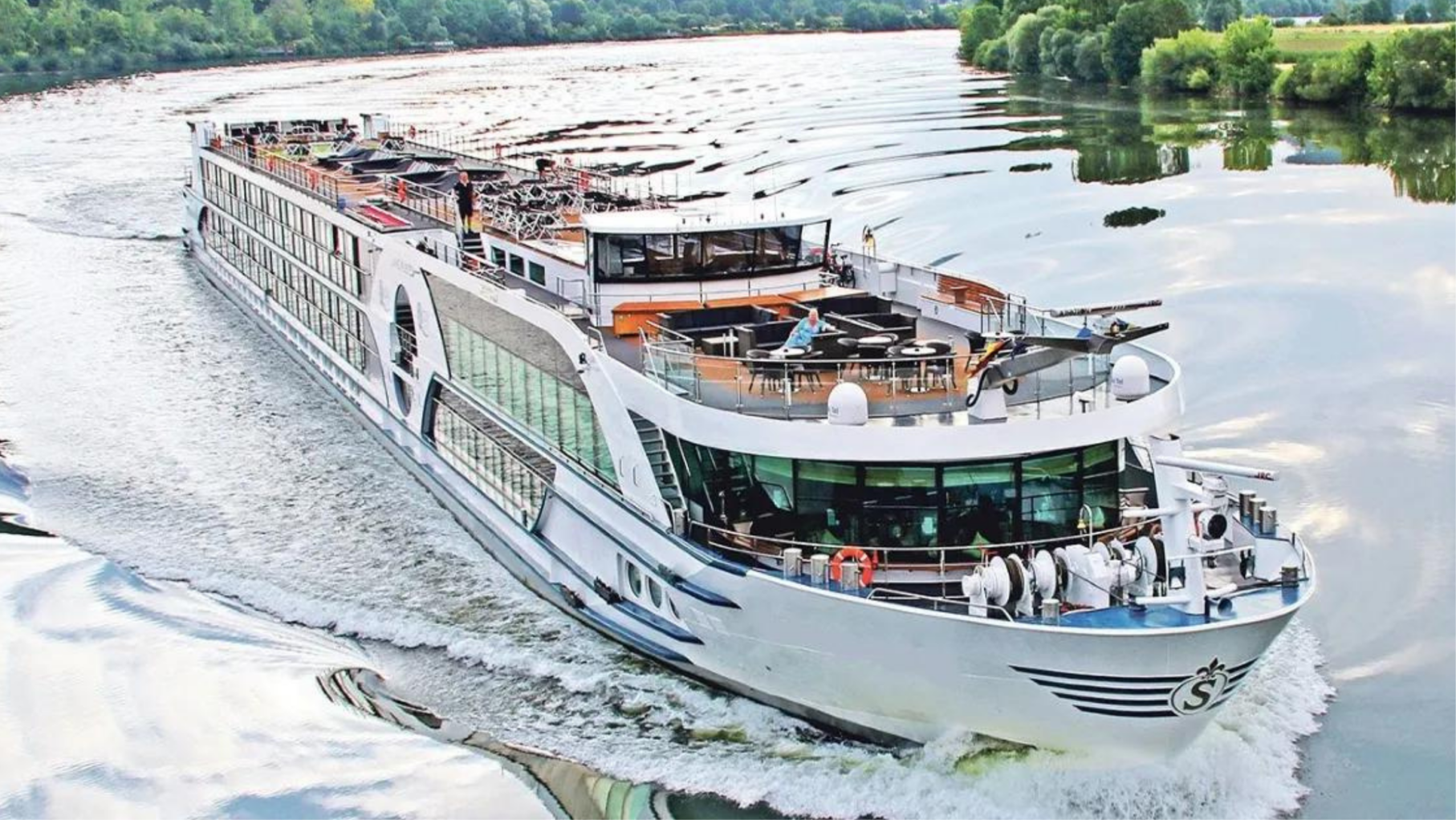 Riviera river ship in Europe