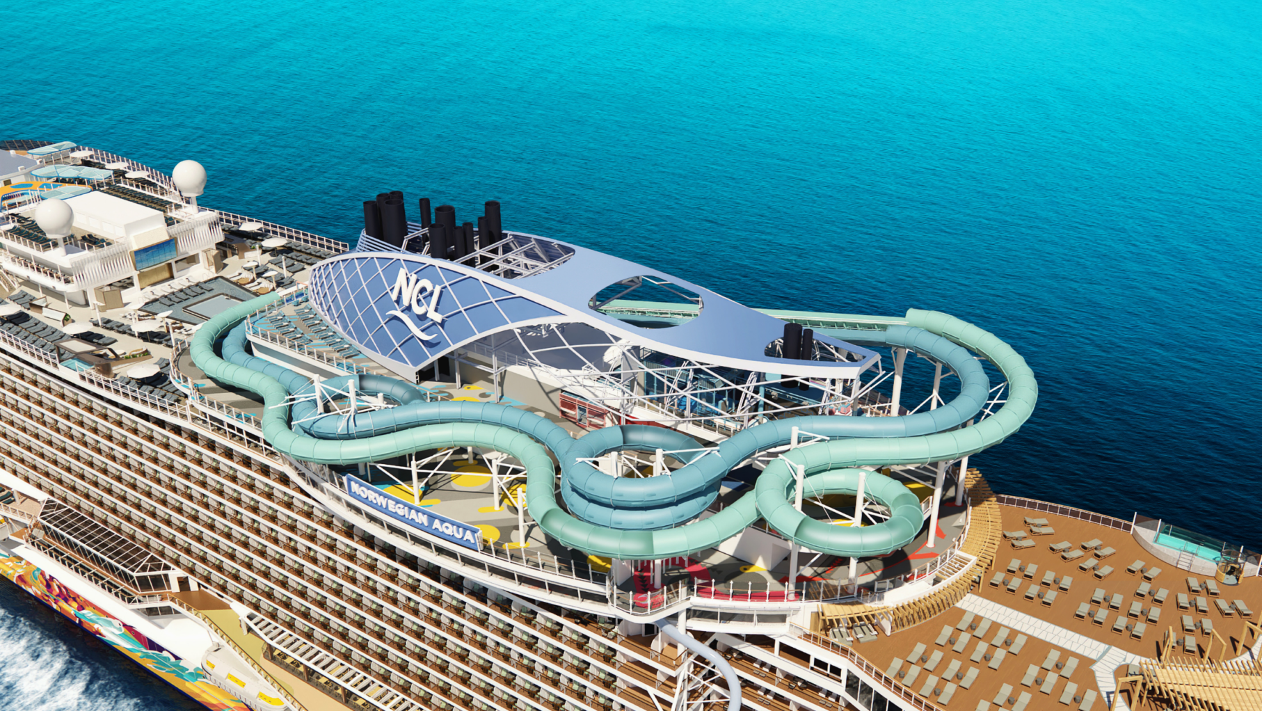 ncl aqua slidecoaster