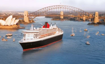 Cunard in Sydney Harbour