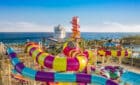 Perfect Day Coco Cay Slide Aerial