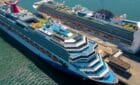 carnival adventure and p&O ship
