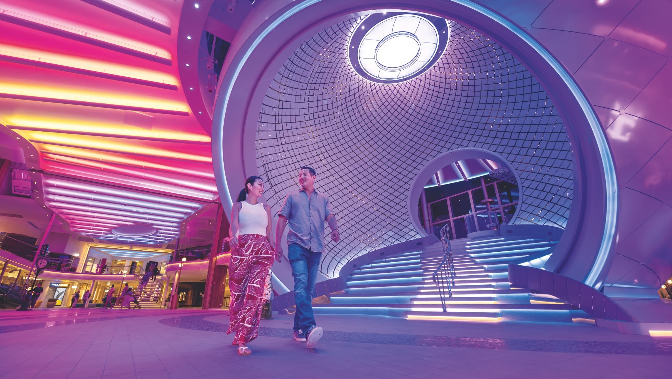 A couple on Icon of the Seas
