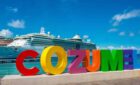 A cruise ship in Cozumel Mexico